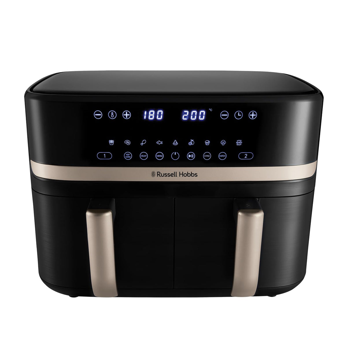 Russell Hobbs Satisfry Dual Air Fryer 9L - Black 27680