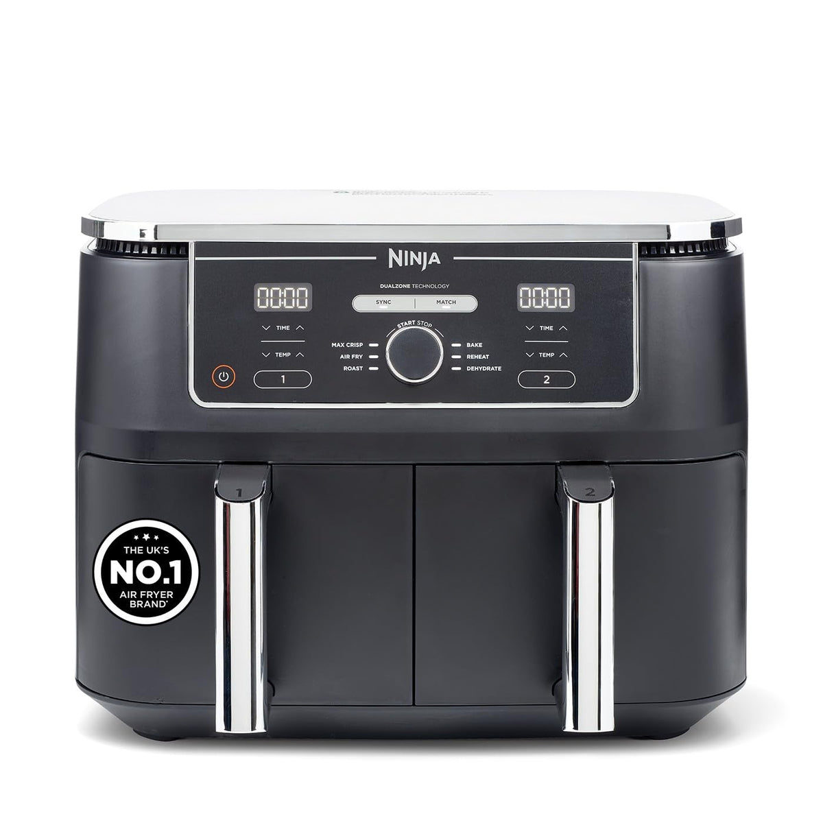 Ninja Foodi Max Dual Zone Air Fryer 9.5L Black AF400UK