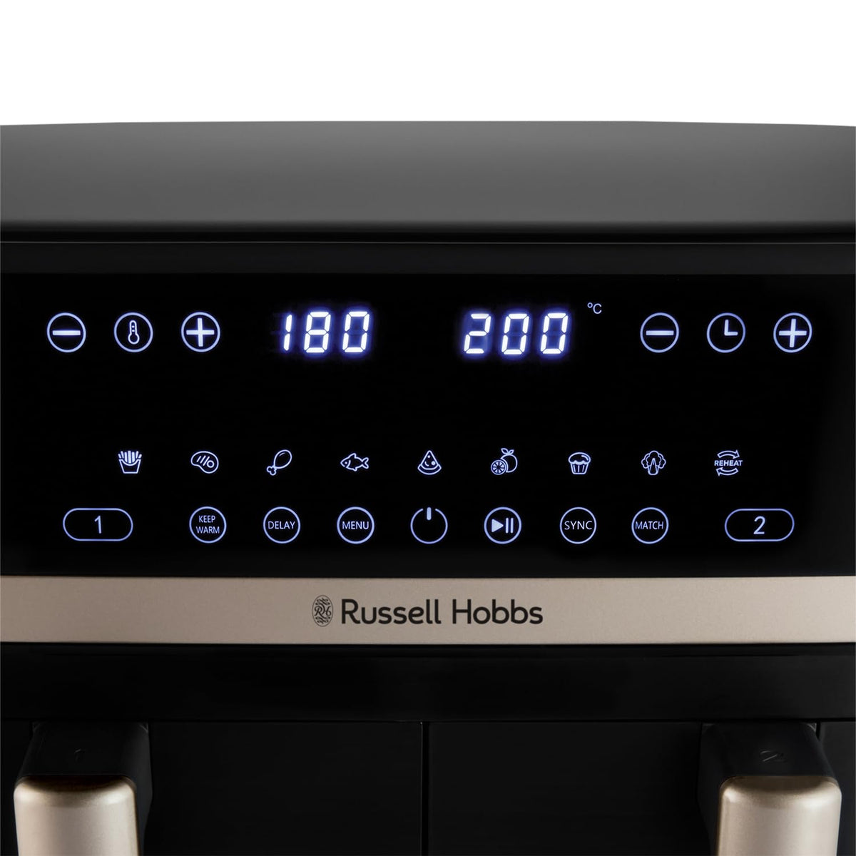 Russell Hobbs Satisfry Dual Air Fryer 9L - Black 27680
