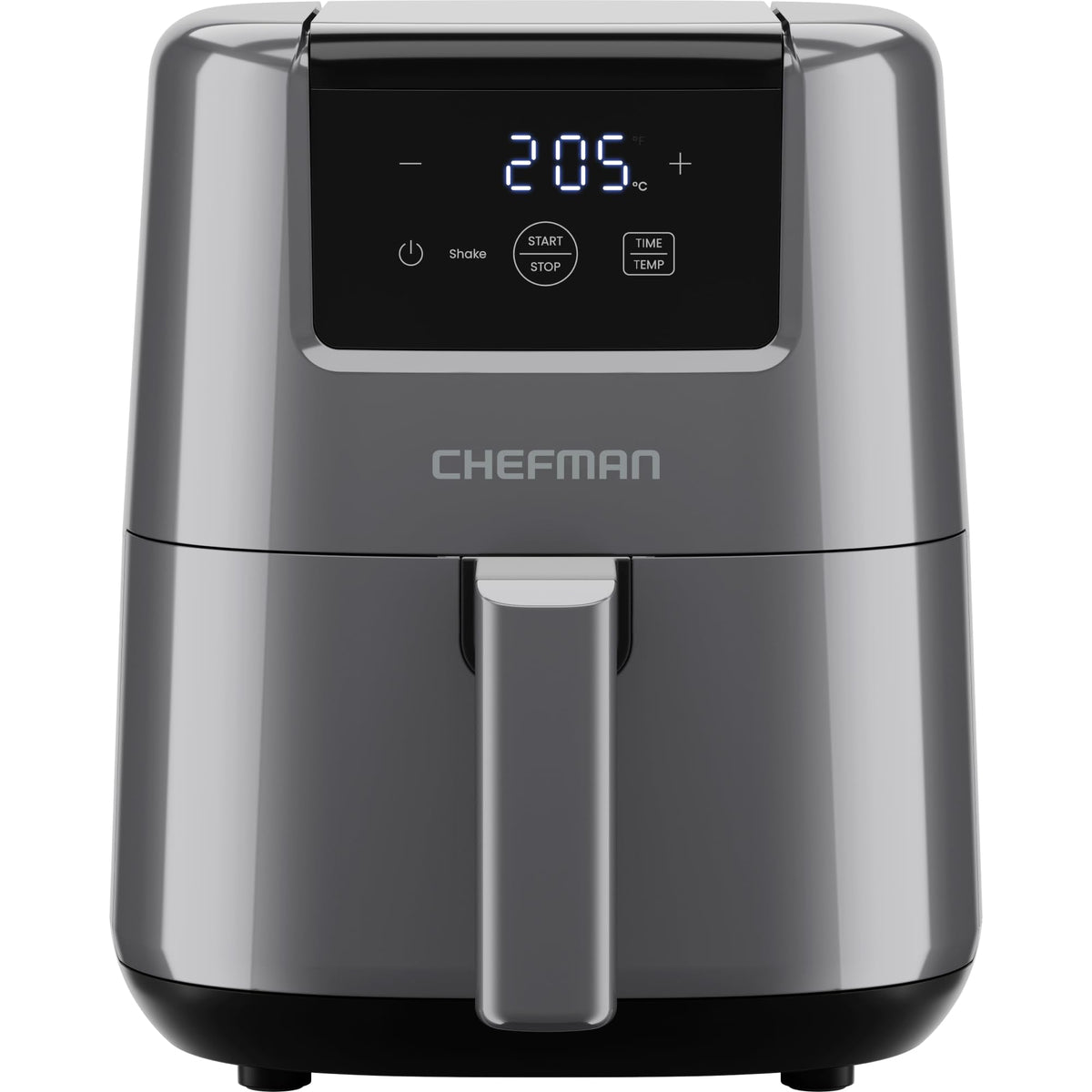 Chefman 2L Mini Air Fryer - Grey Compact Digital RJ38-2T