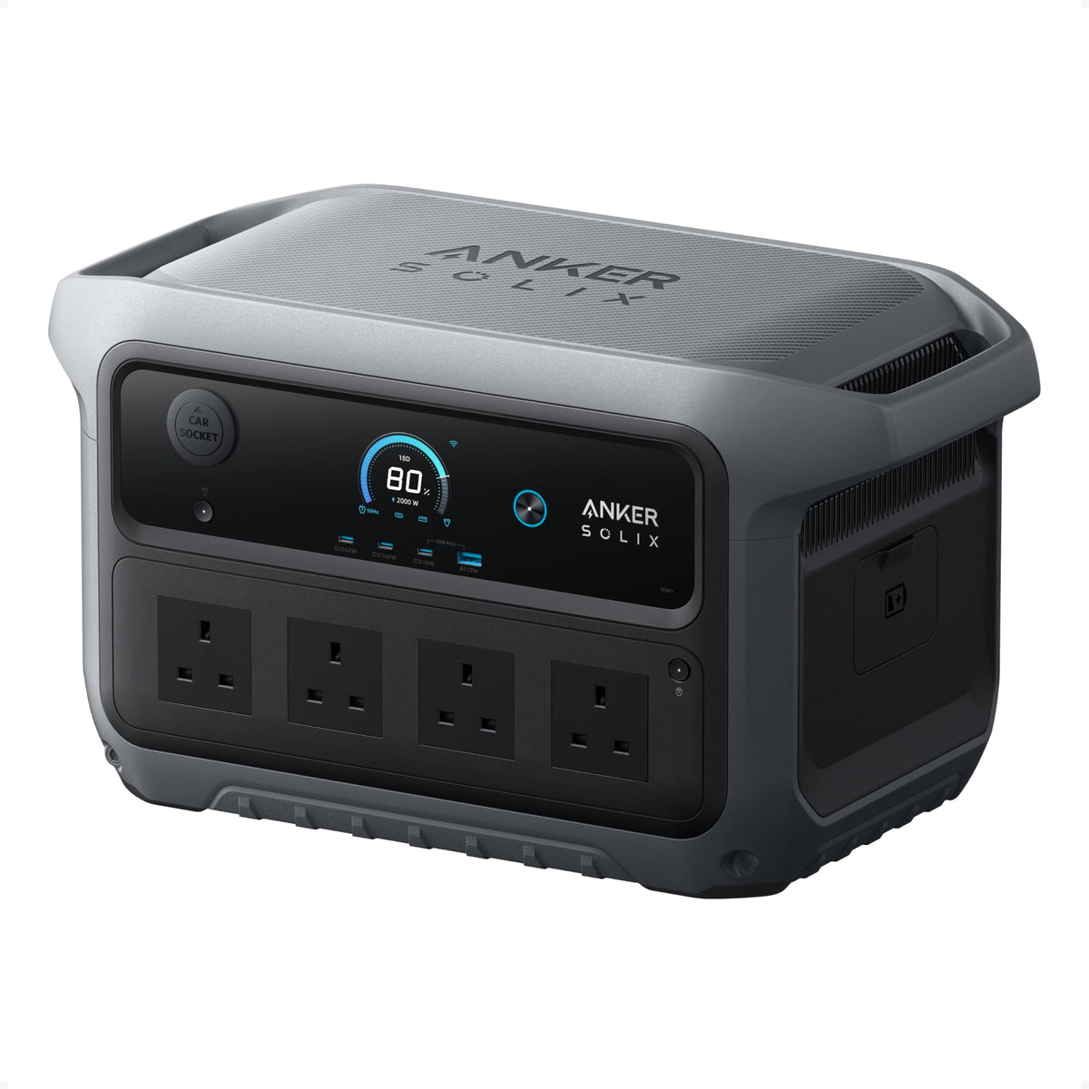 Anker Solix C2000 Gen 2 Portable Power Station 2048Wh Gray